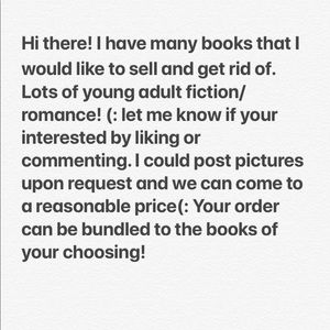 Books!! Adult Fiction/Romance